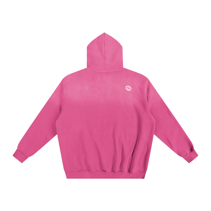 EVK Pink Sunfade Fleeced Hoodie