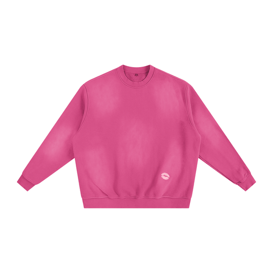 EVK Pink Sunfade Fleeced Sweatshirt